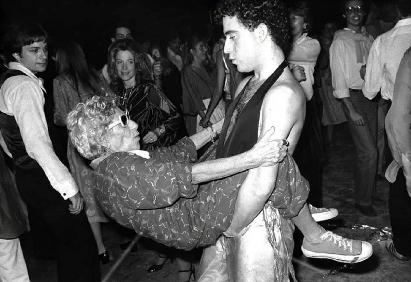 Disco Sally, 78-year-old Studio 54 regular, 1978.