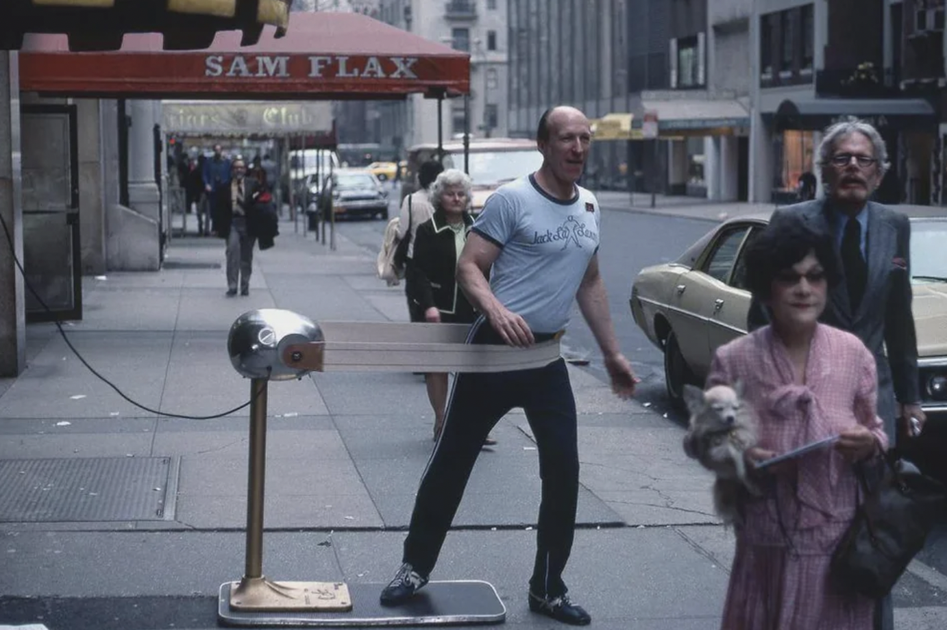 Manhattan street view, 1978.