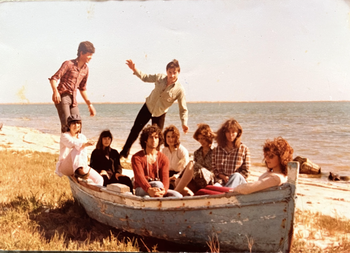 “My parents with friends at the beach, circa 1978.”