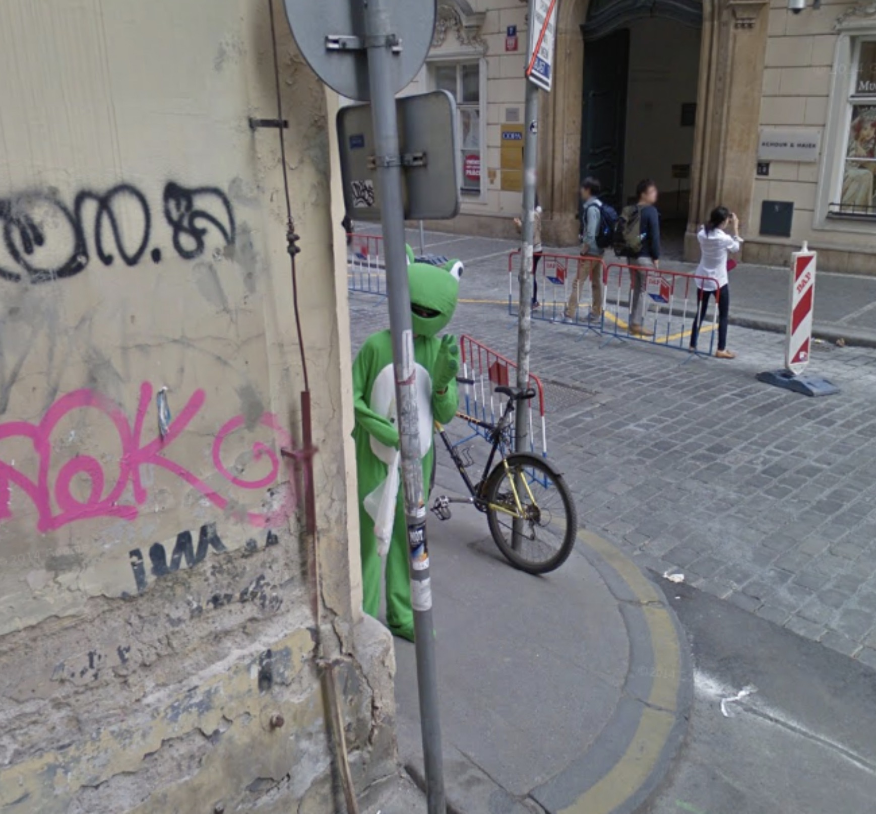 frog on google maps - Ma