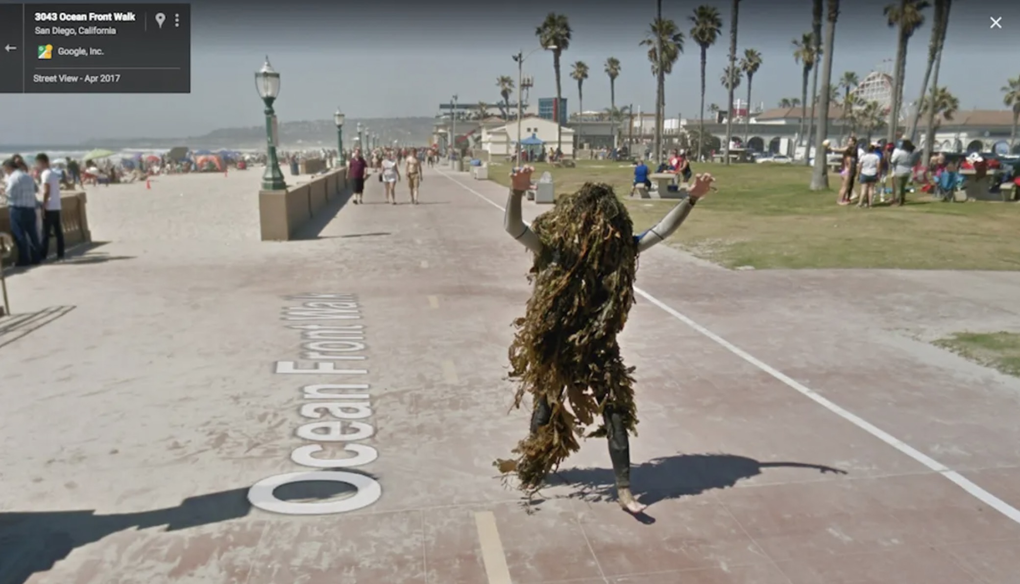 3043 Ocean Front Walk San Diego, California Google, Inc. Street View Ocean Fr