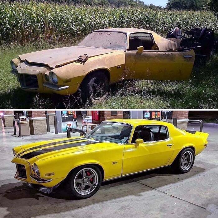 A 1973 Chevy Camaro Z28