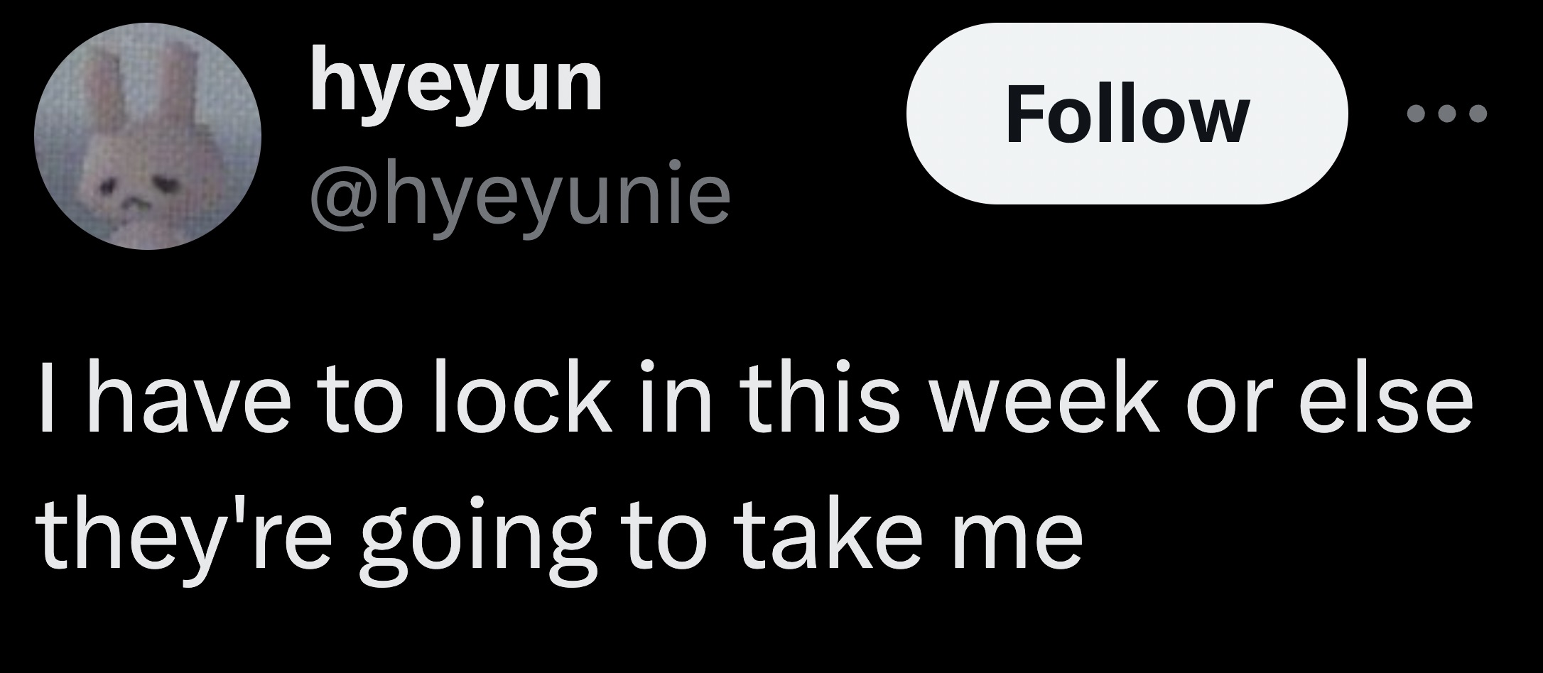 termite - hyeyun I have to lock in this week or else they're going to take me