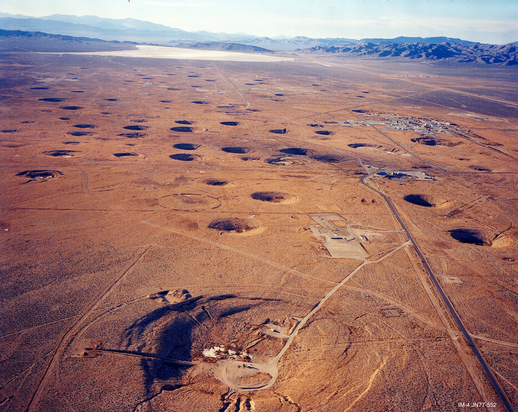 nuclear bomb craters nevada - IM4 JN77 652