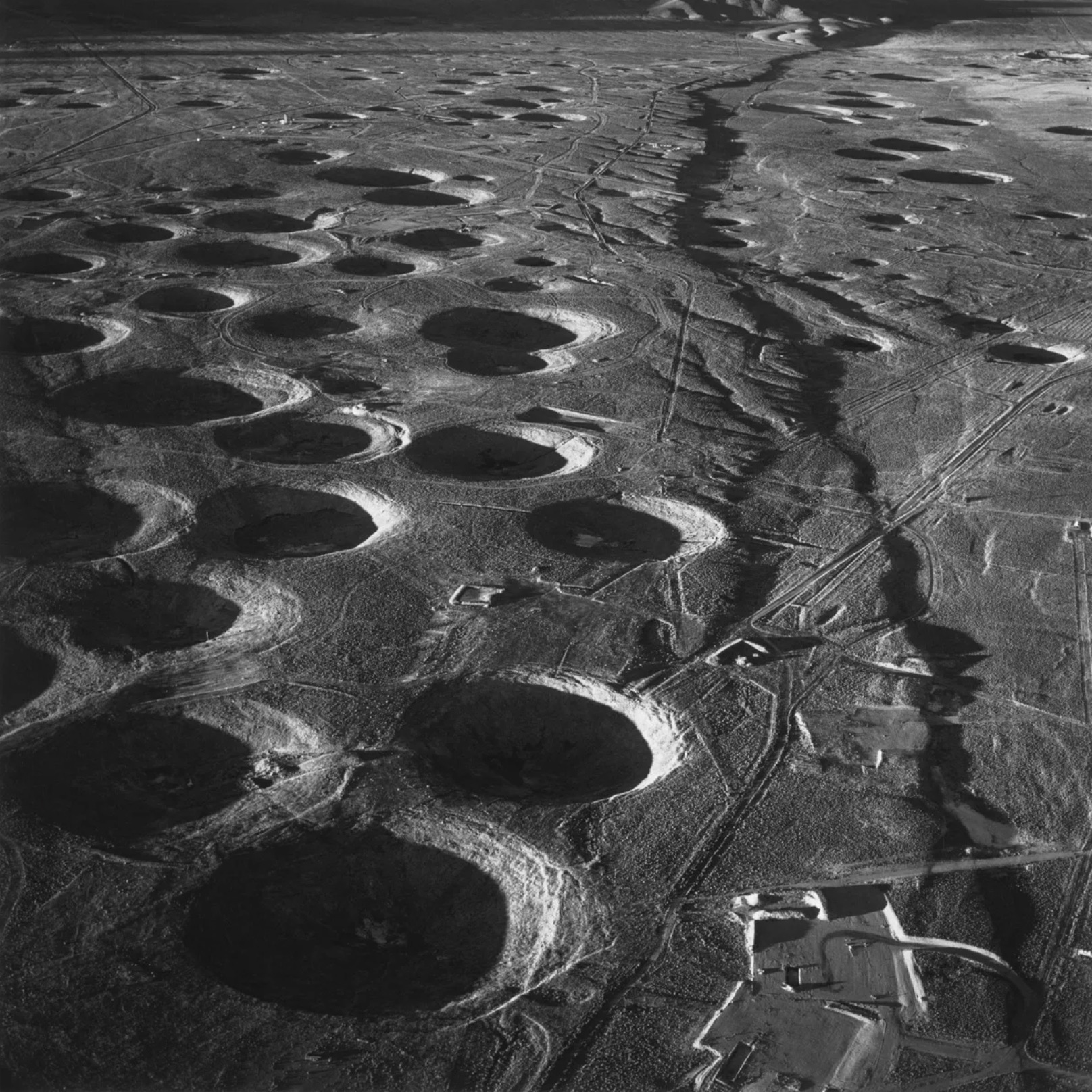 nuclear bomb craters nevada