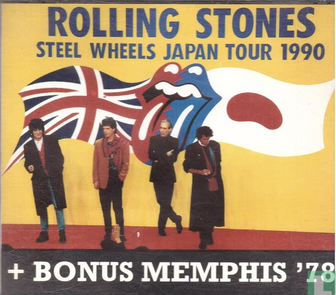 banner - Rolling Stones Steel Wheels Japan Tour 1990 Bonus Memphis '78