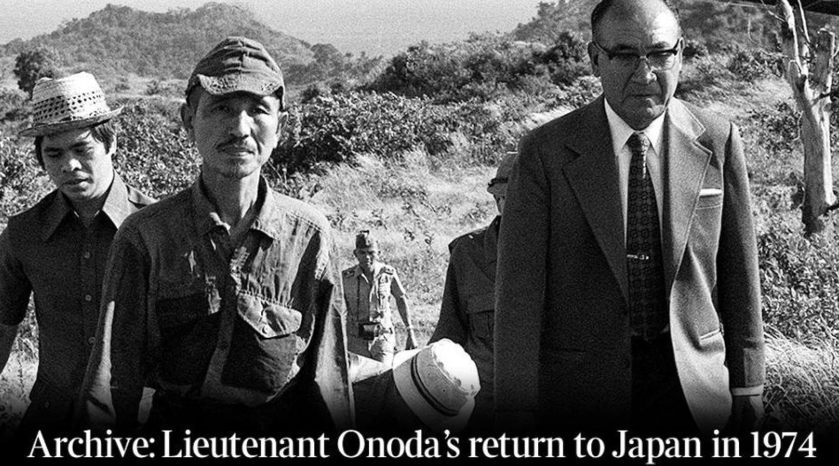 Japanese soldier Hiroo Onoda did not surrender until 1974, after being stranded in the Jungle for decades. 