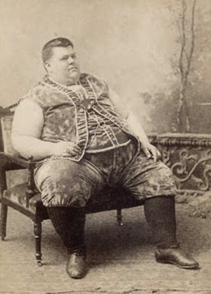 fattest man 1890