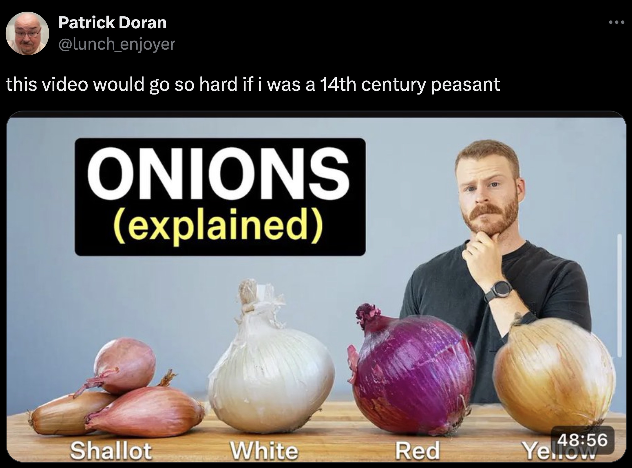 types of onion - Patrick Doran this video would go so hard if i was a 14th century peasant Onions explained Shallot White Red Yellow