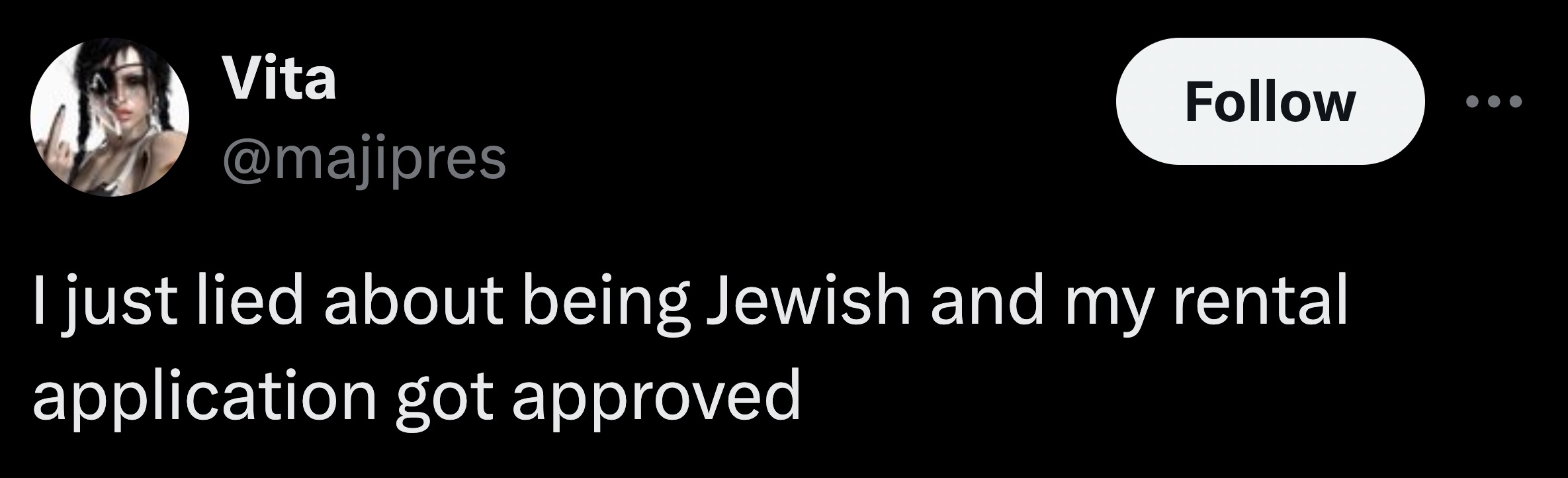 graphics - Vita I just lied about being Jewish and my rental application got approved