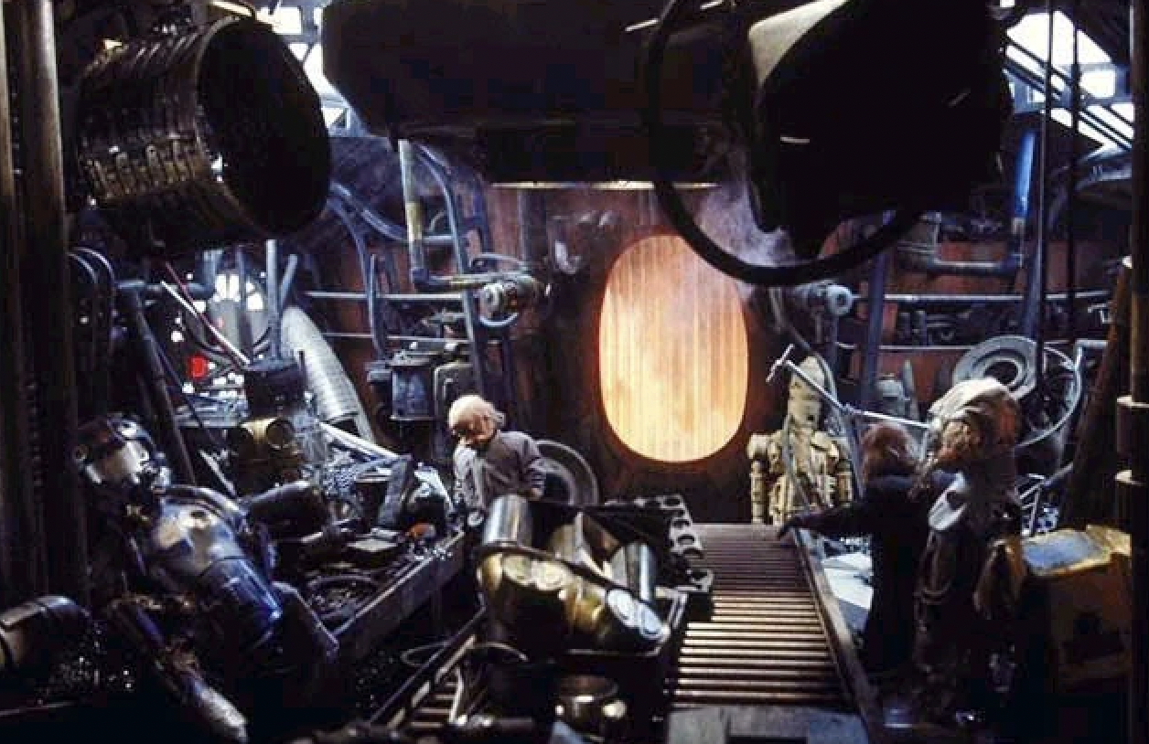 C-3PO finds himself in Bespin Cloud City’s trash incinerator. 