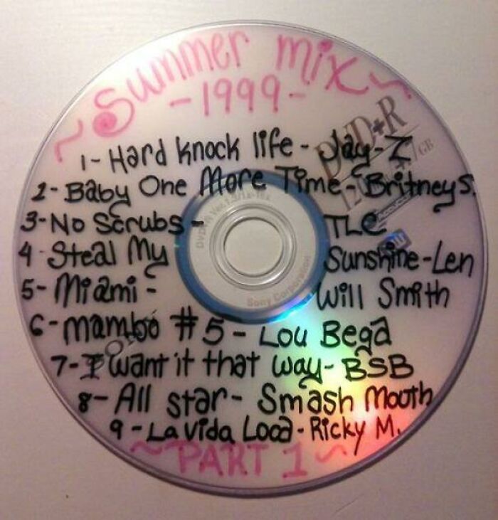 Burning the hottest mix-tape (CD) on the block.