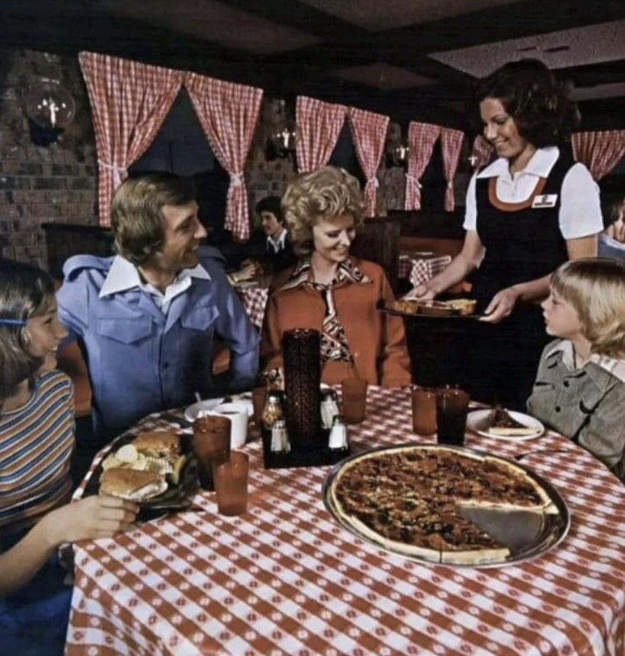 70s pizza restaurant - Amm