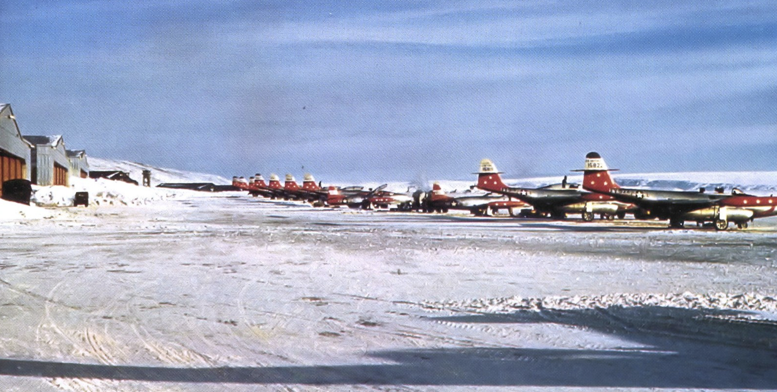 Thule Air Base <br><br>Flying into Greenland’s pre-existing Thule Air Base, workers would travel an additional 150 miles to reach the facility. 