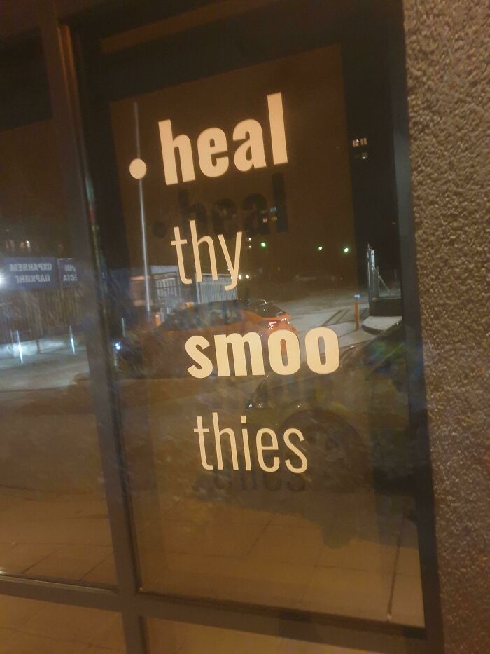 Heal Thy Smoo Thies.