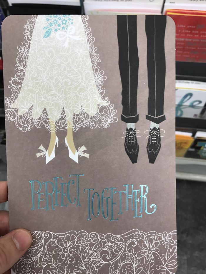 This greeting card makes it look like the couple hung themselves.