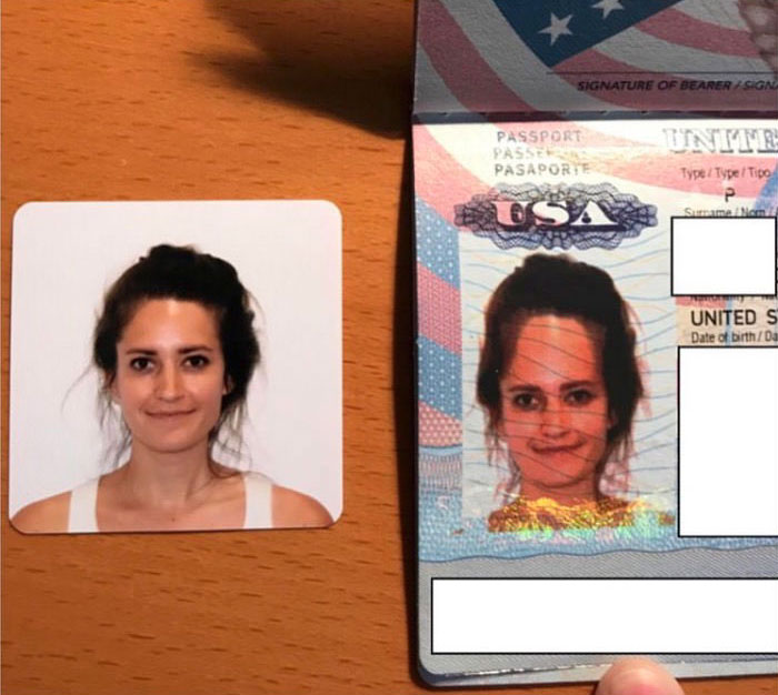 The Passport office did her dirty.