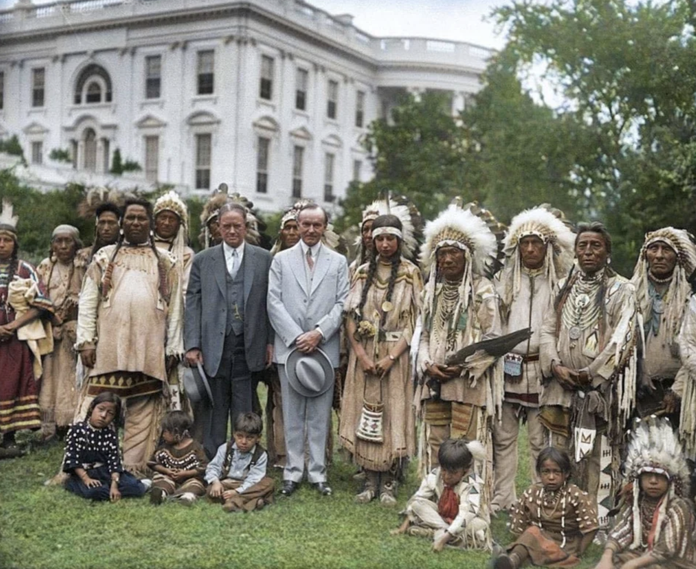 calvin coolidge native americans - M