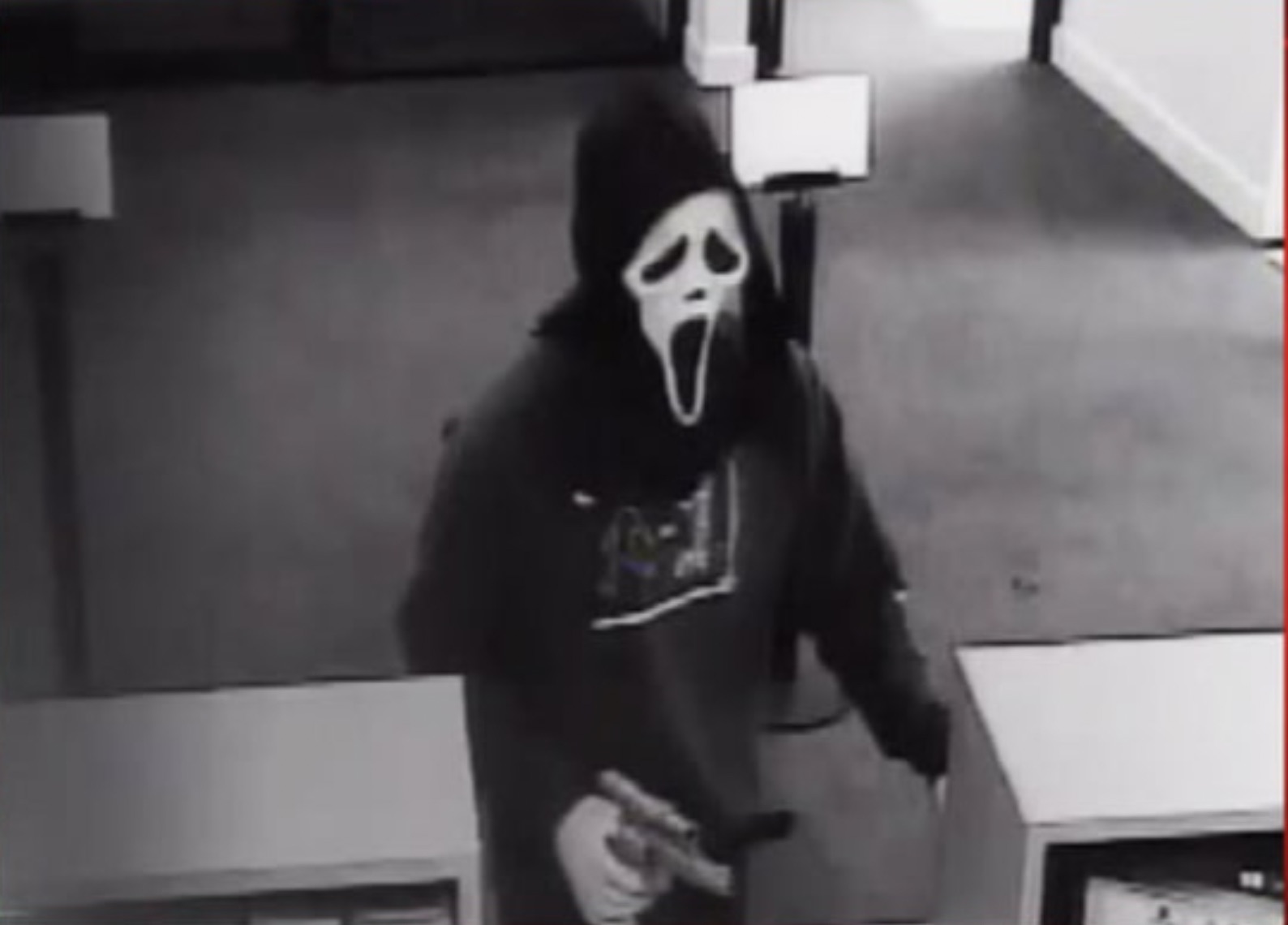 scream mask suspect