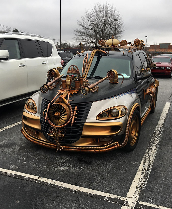 This must be a Jules Verne inspired PT Cruiser.