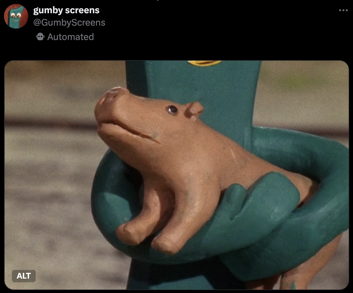 hippopotamus - Alt gumby screens Automated