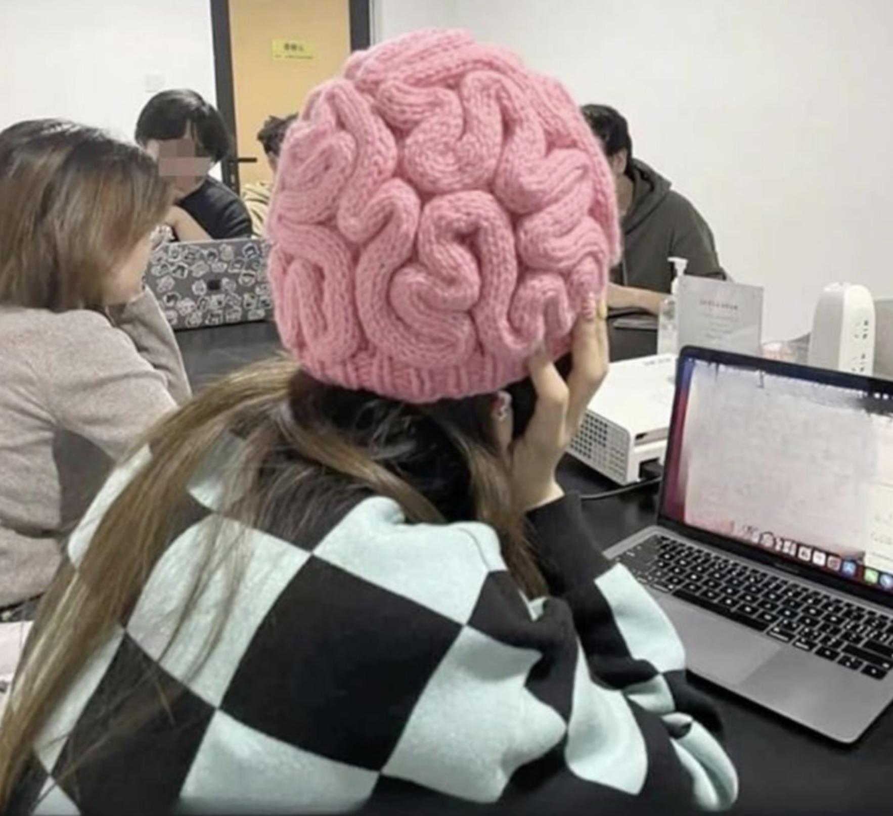 brain beanie