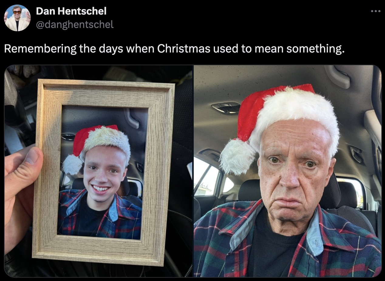 picture frame - Dan Hentschel Remembering the days when Christmas used to mean something.