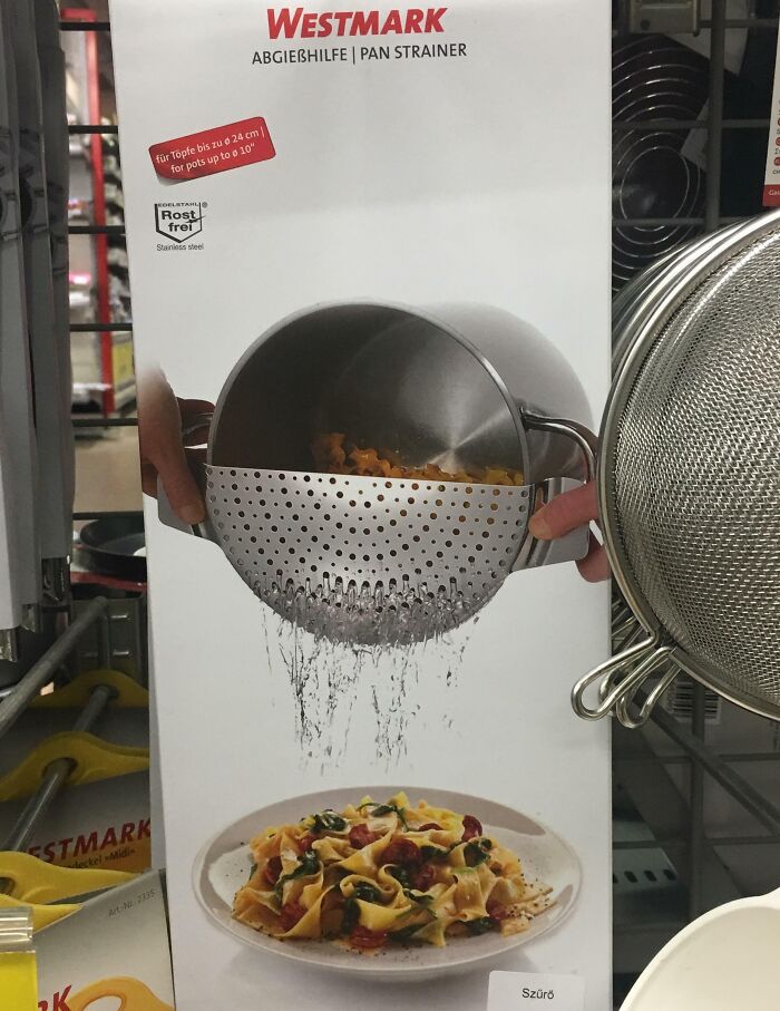 A) that's not how that works, B) why are you pouring water onto your cooked pasta?