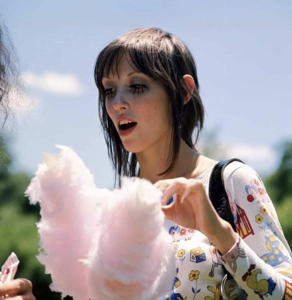 Shelley Duvall on the set of “Brewster McCloud,” 1970.