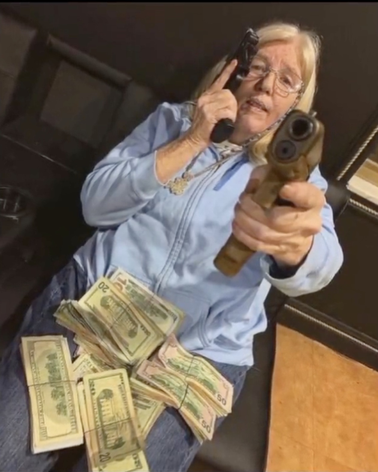 grandma with glock - 20 50 19257 20