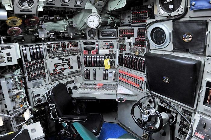 The cab of a Fast Attack Submarine (Virginia Class)