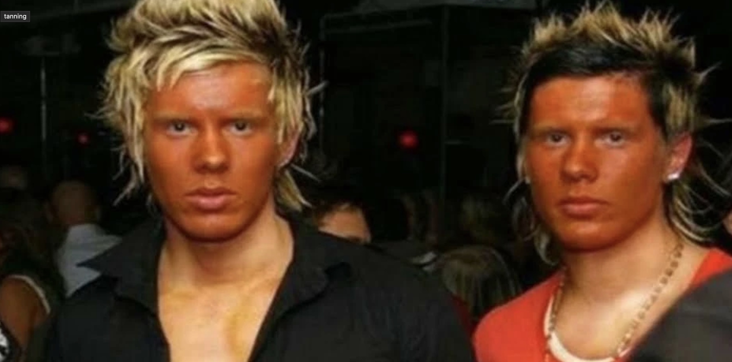 fake tan man - tanning