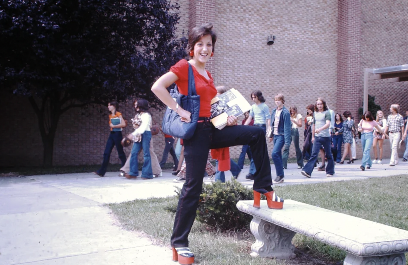 “High school in 1975.”