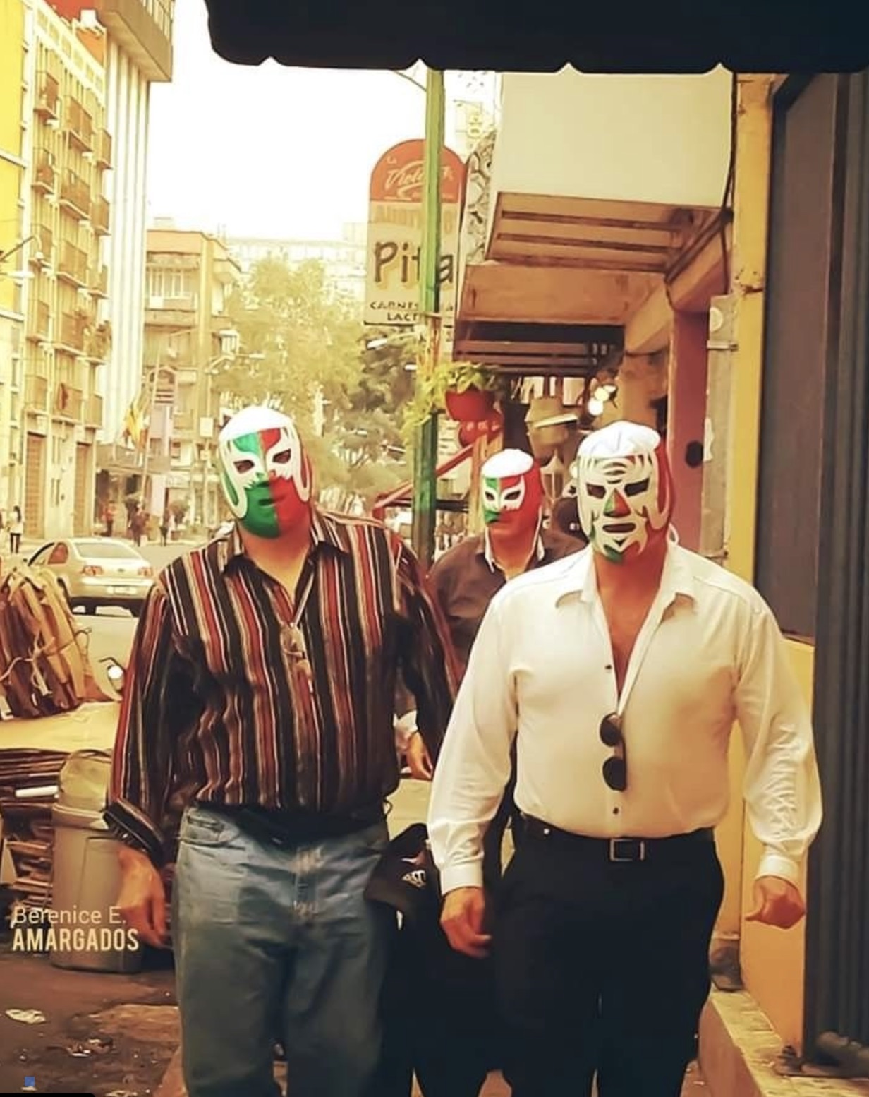 50 Luchadores Going About Their Everyday Lives