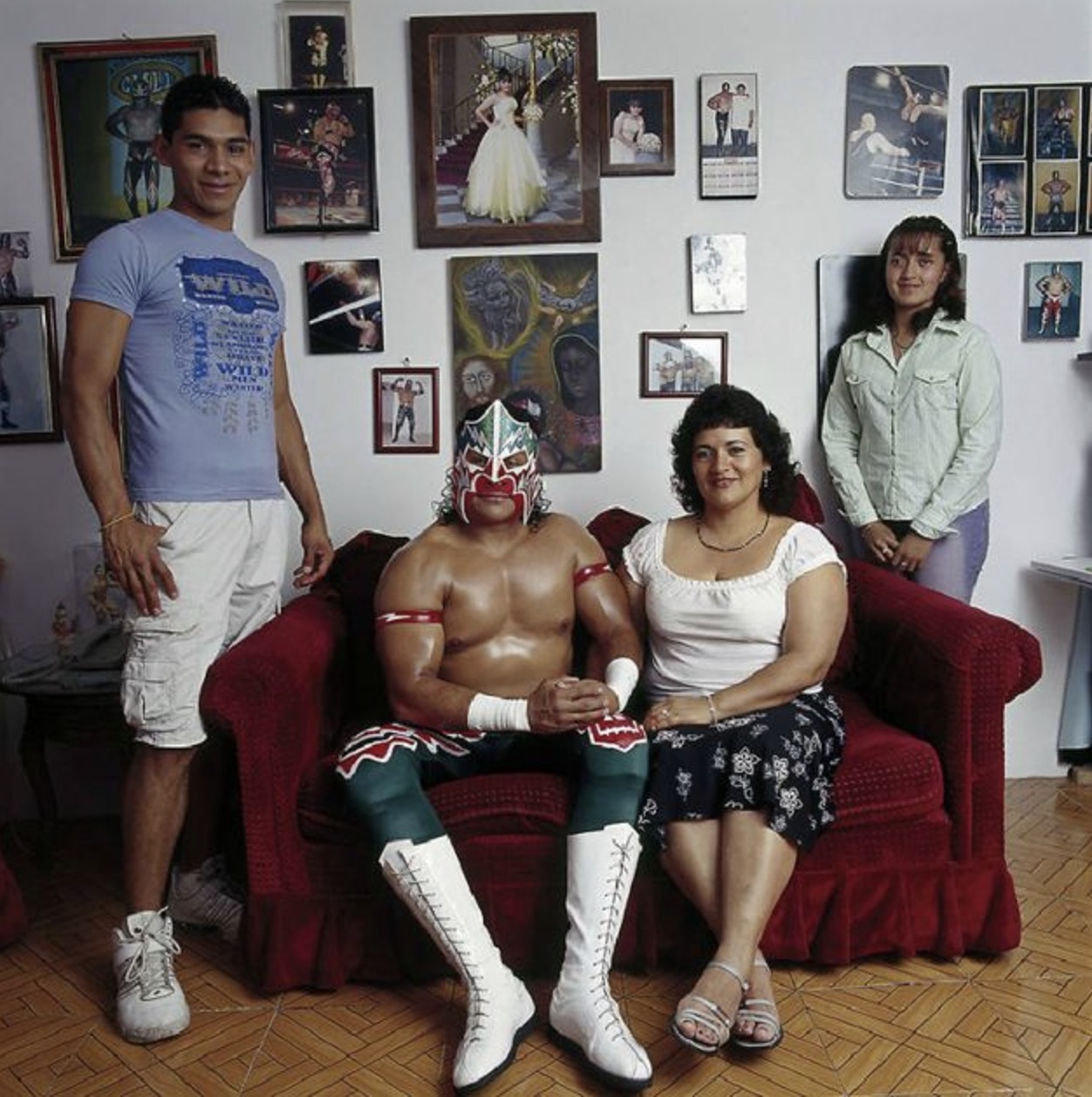 50 Luchadores Going About Their Everyday Lives