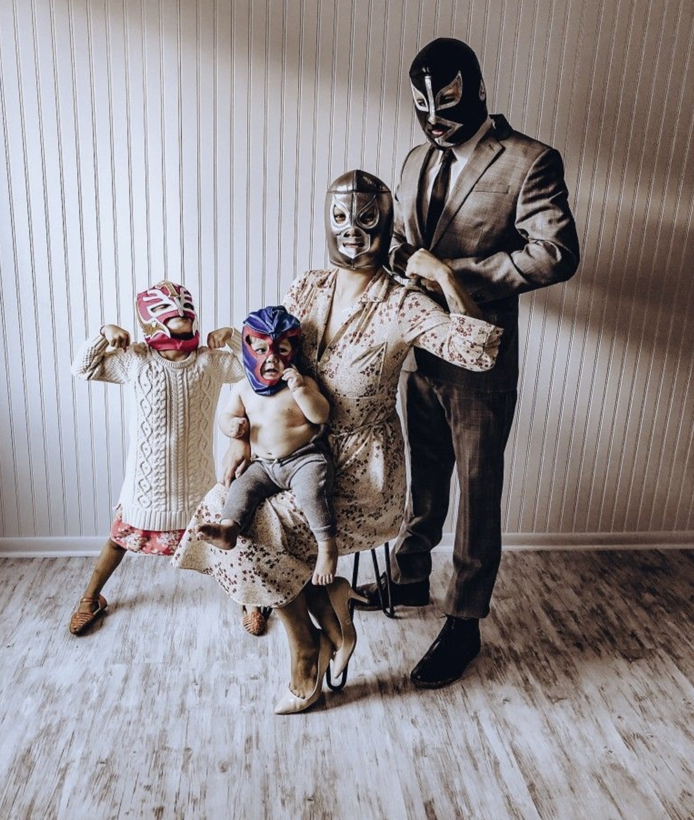 50 Luchadores Going About Their Everyday Lives