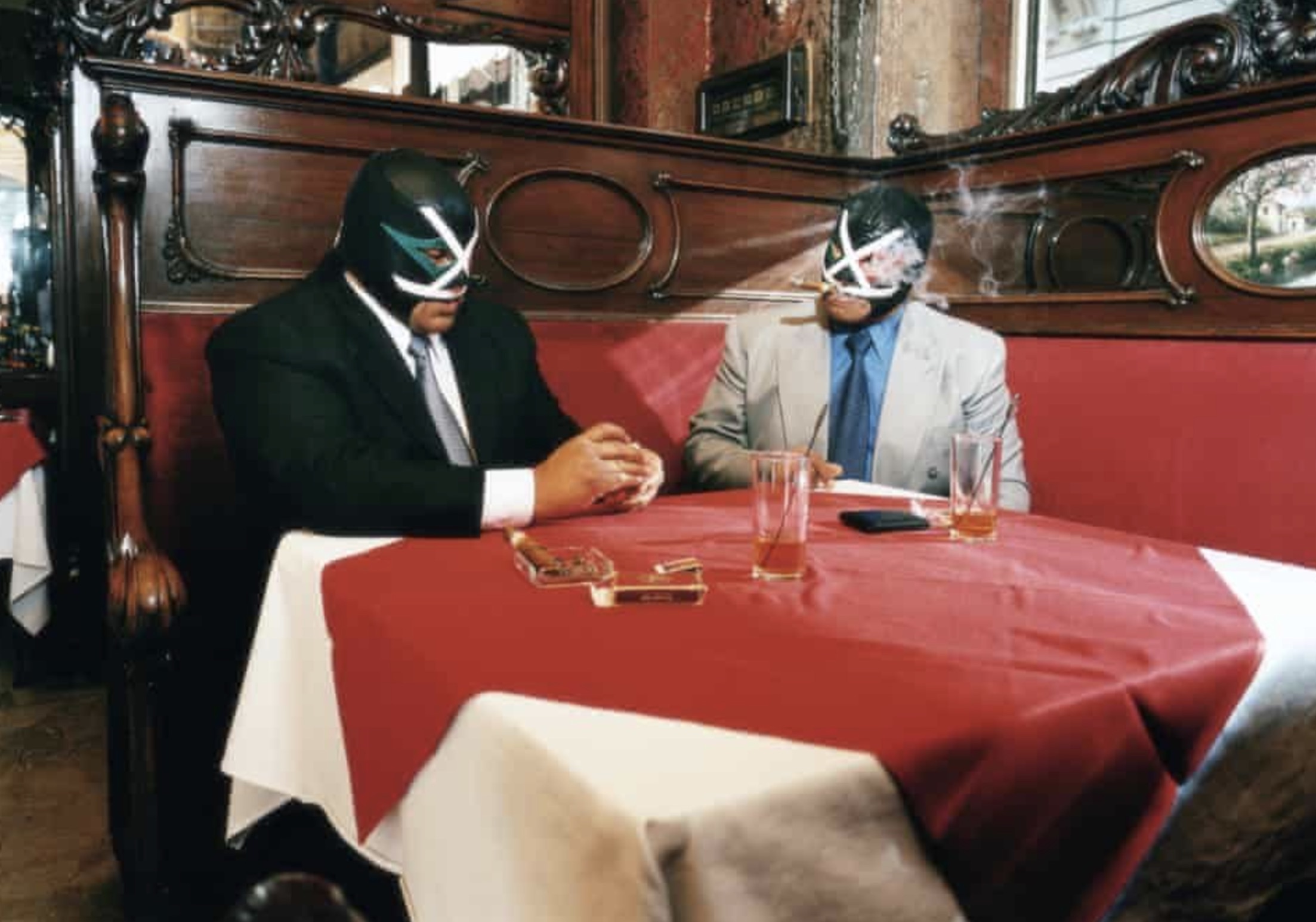 50 Luchadores Going About Their Everyday Lives