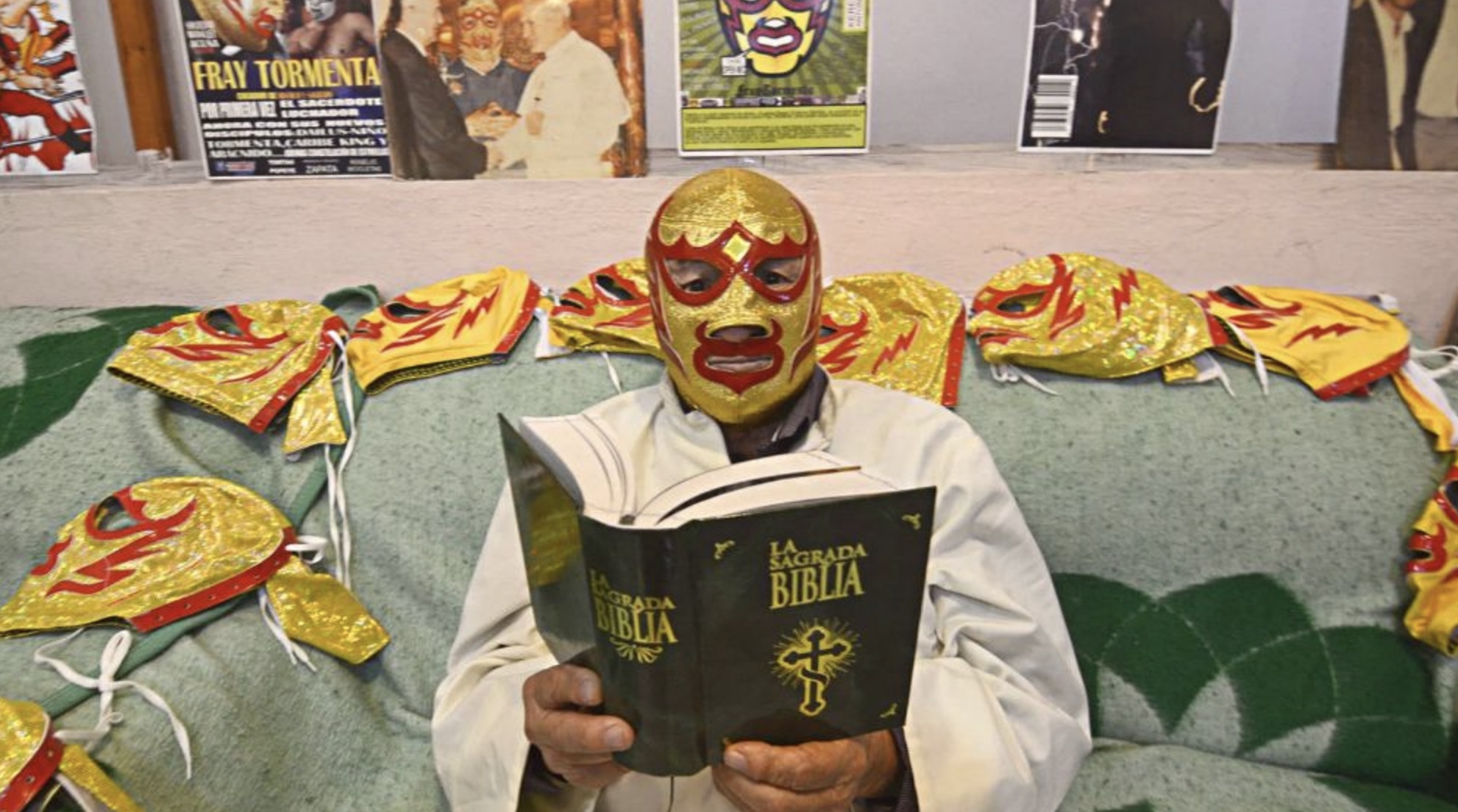 50 Luchadores Going About Their Everyday Lives