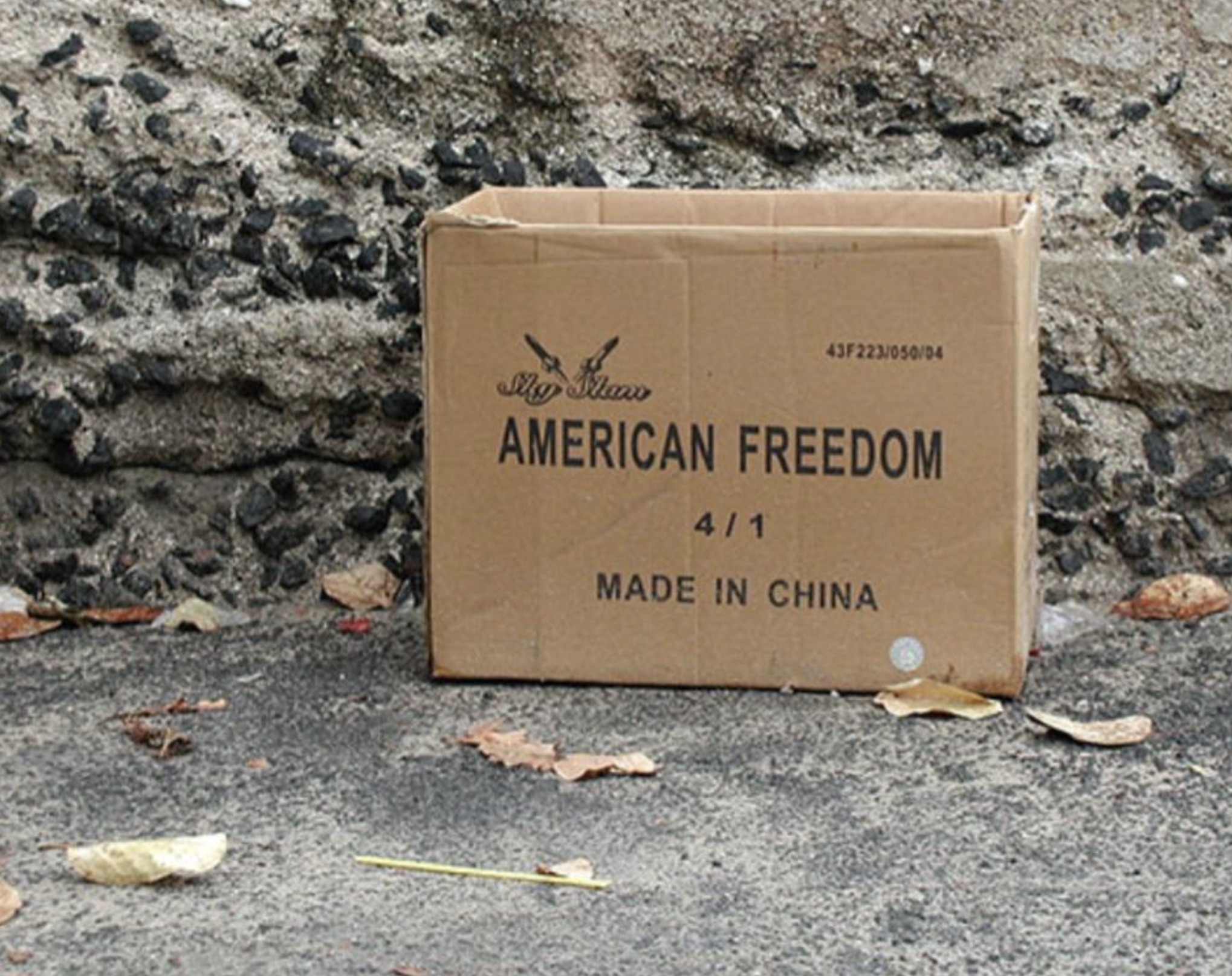 ironic things - 43F22305004 My Naw American Freedom 41 Made In China