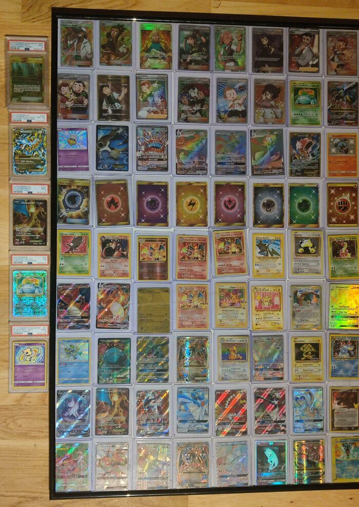 A collection of various Pokemon cards my brother absolutely loved and left to me before he died."