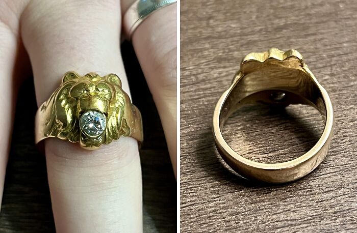 "Inherited this ring from my Grandpa roughly 20 years ago. He said he got it while fighting in World War 2."