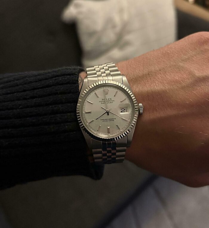 "This Rolex from my Dad who wore it every day."