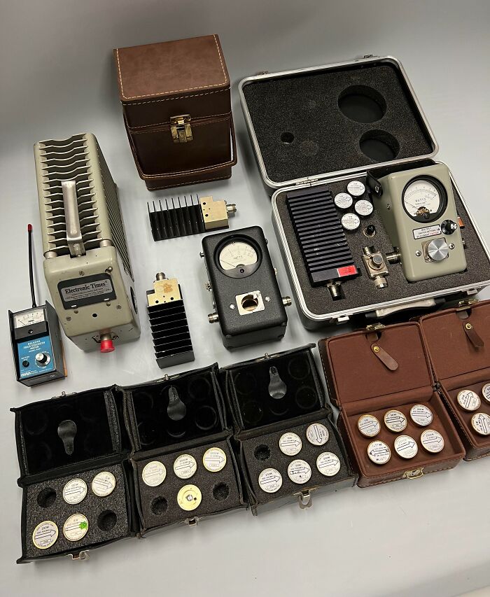 "I received my Dad's collection of Ham Radio / testing equipment."