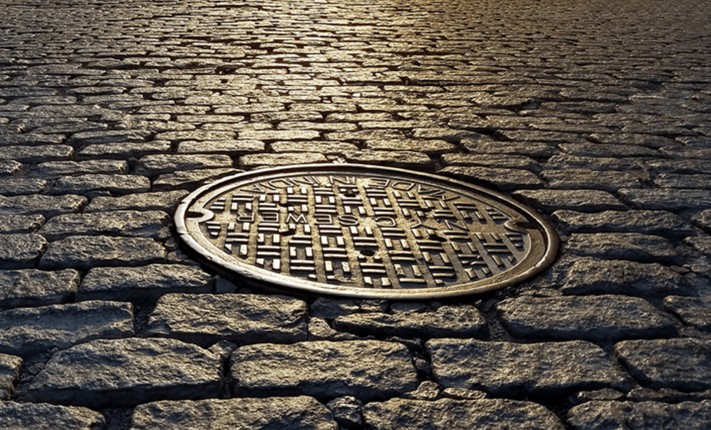 man hole cover - D