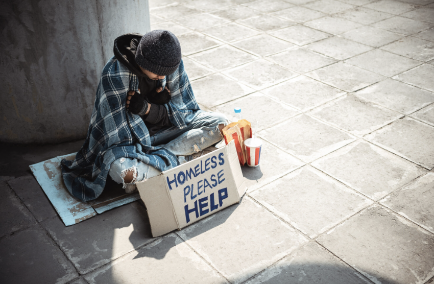 homeless man - Homeless Please Help