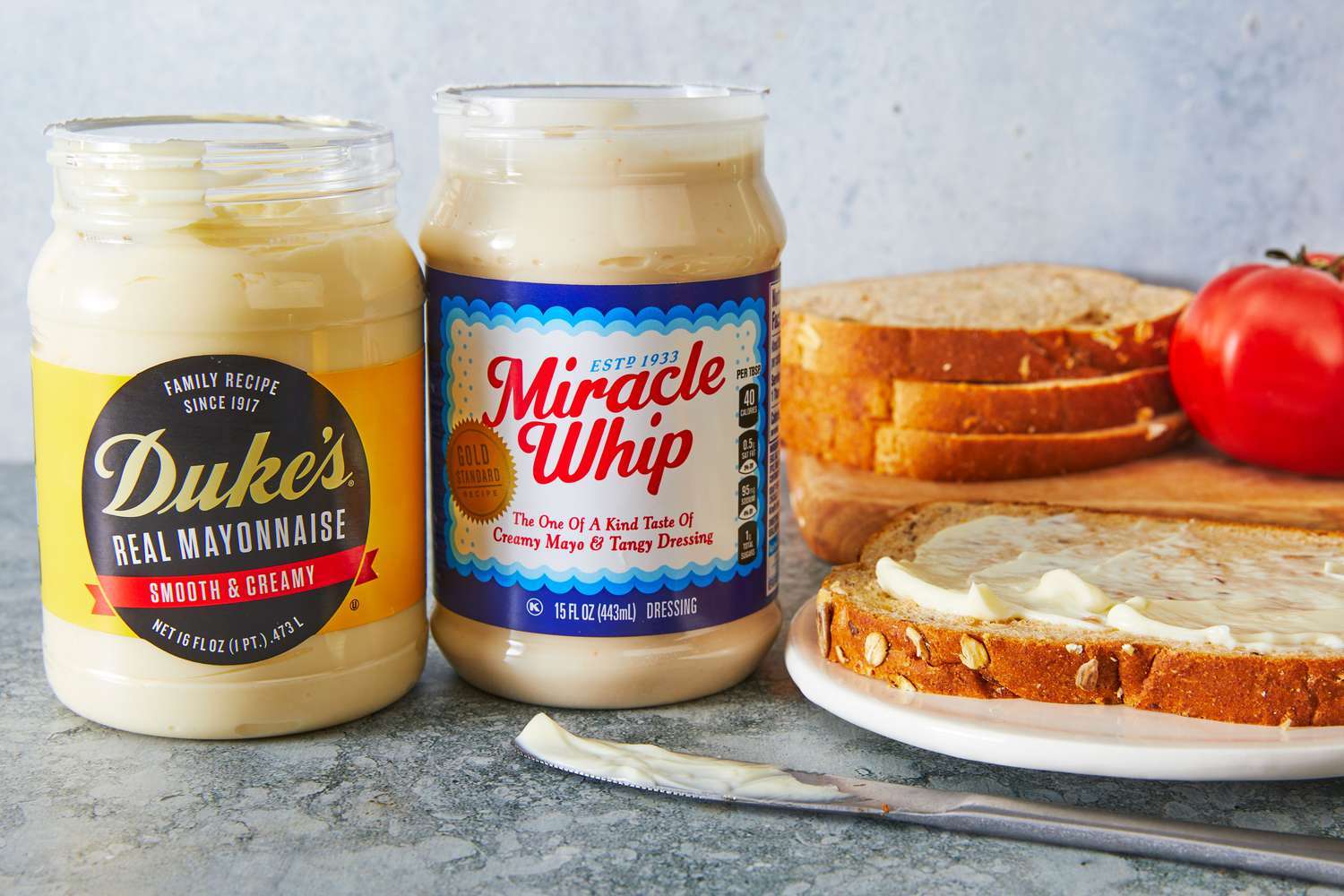 miracle whip vs mayo - Family Recipe Since 1917 Duke's Real Mayonnaise Smooth & Creamy Met Is Floz Pt..473 16 L Gold Standard Recipe Estp 1933 Per Tbsp Miracle Whip The One Of A Kind Taste Of Creamy Mayo & Tangy Dressing 15 Fl Oz 443mL Dressing