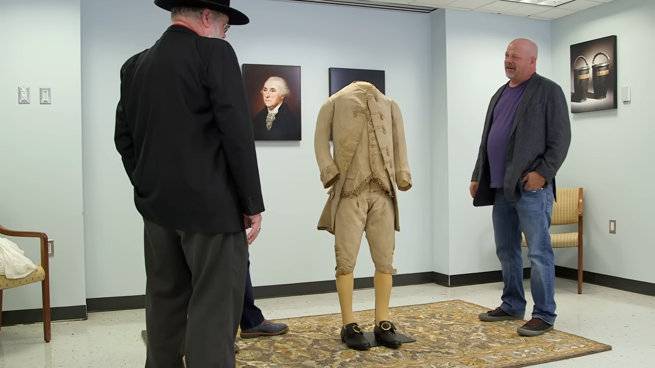 george washington suit pawn stars -