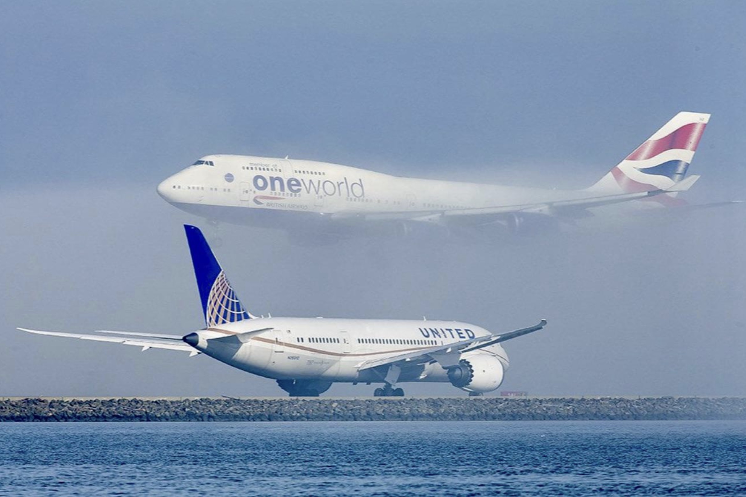 united airlines and british airways - oneworld United