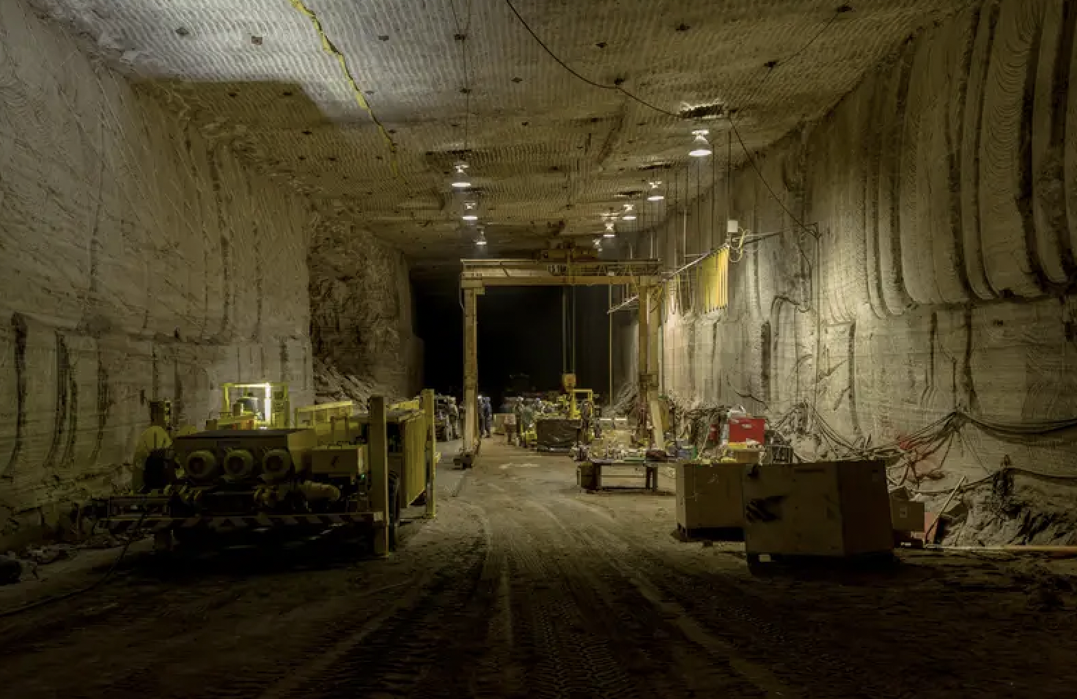 salt mines under the great lakes