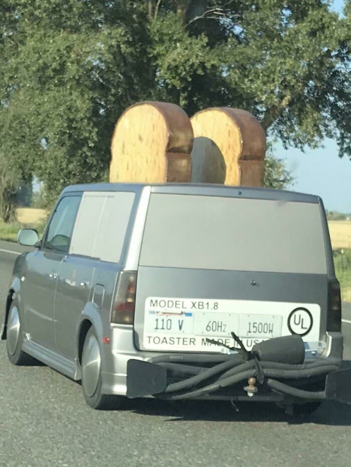 Have you ever needed some giant sized impromptu toast? Yes? Well then you're in luck.